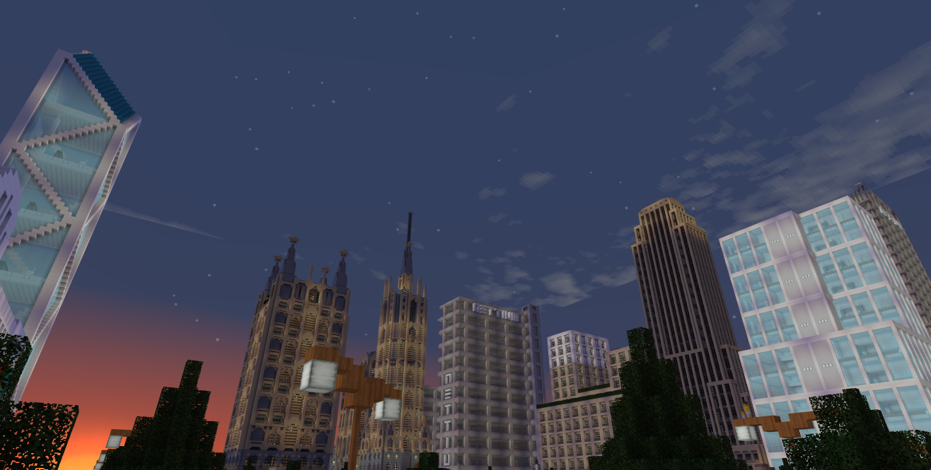 Screenshot of the Minecraft gameserver EuropeCraft